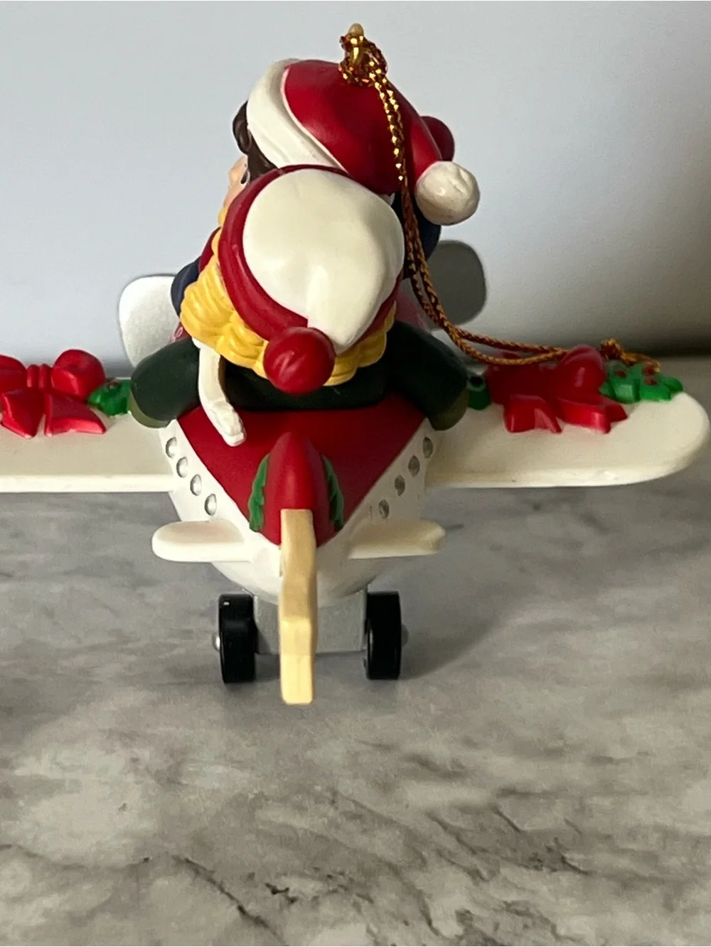 Vintage 1998 Campbell’s Soup Kids Airplane Christmas Ornament